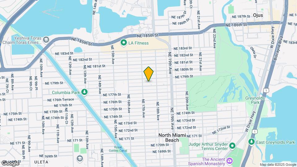 1741 NE 178th St-Unit -A Map and Location Details