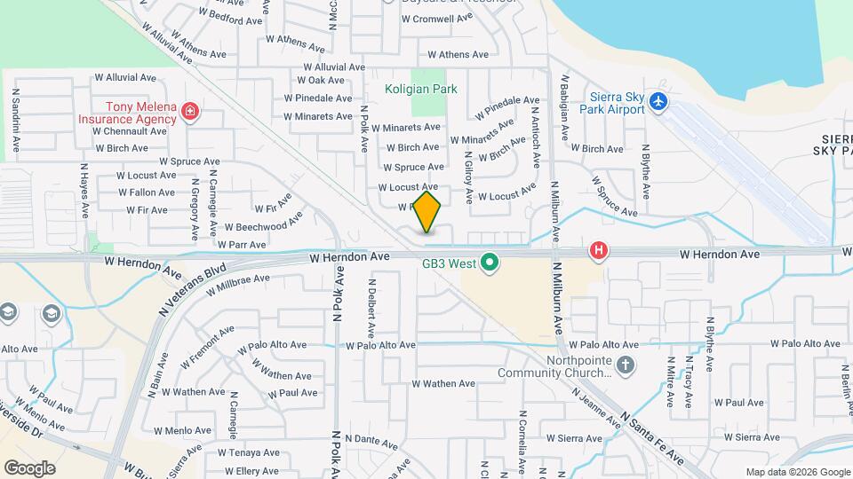 5189 W Beechwood Ave Map and Location Details