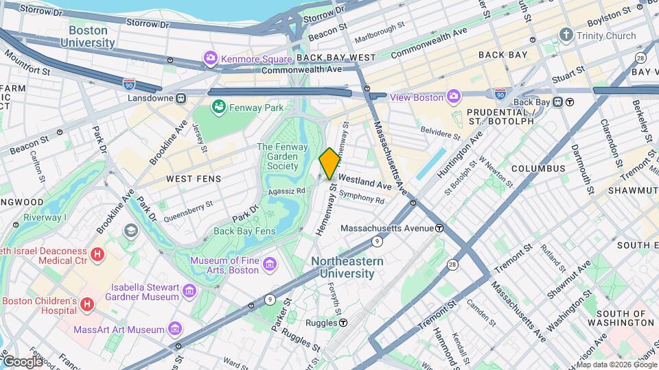 103 Hemenway St Mapa y Detalles de la Ubicación