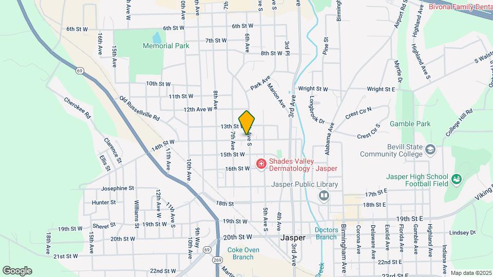 600 14th St W Map and Location Details