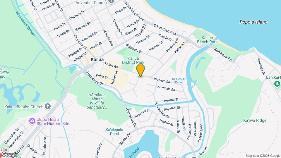 KA MALANAI AT KAILUA Mapa y Detalles de la Ubicación