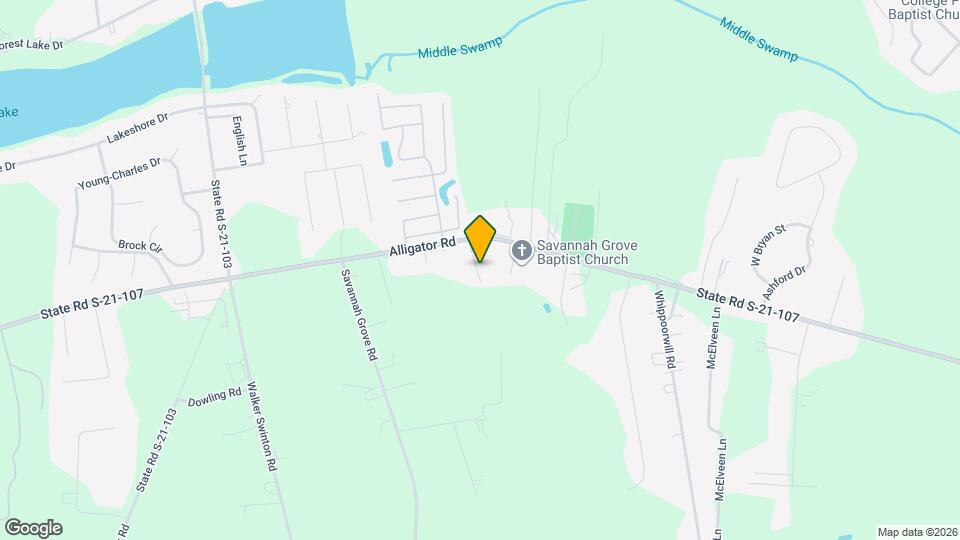 2804 1/2 Alligator Rd Mapa y Detalles de la Ubicación