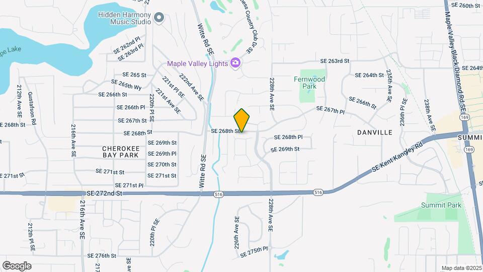 22540 SE 268th Pl Map and Location Details