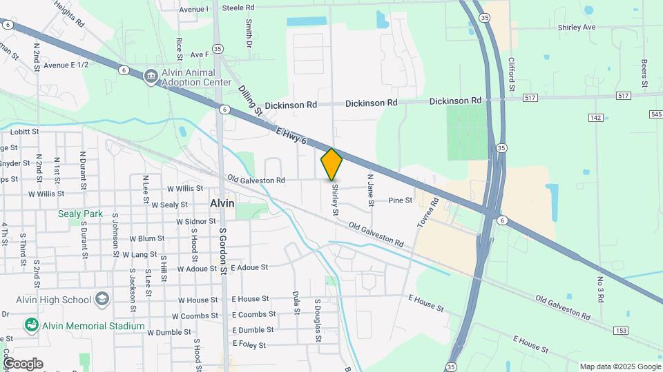 115 N Shirley St Map and Location Details