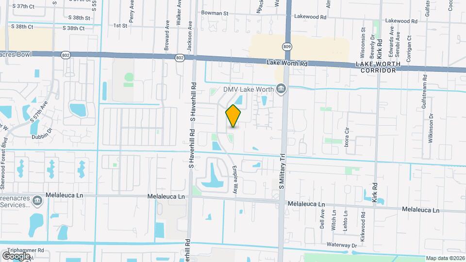 4396 Nicia Way Map and Location Details