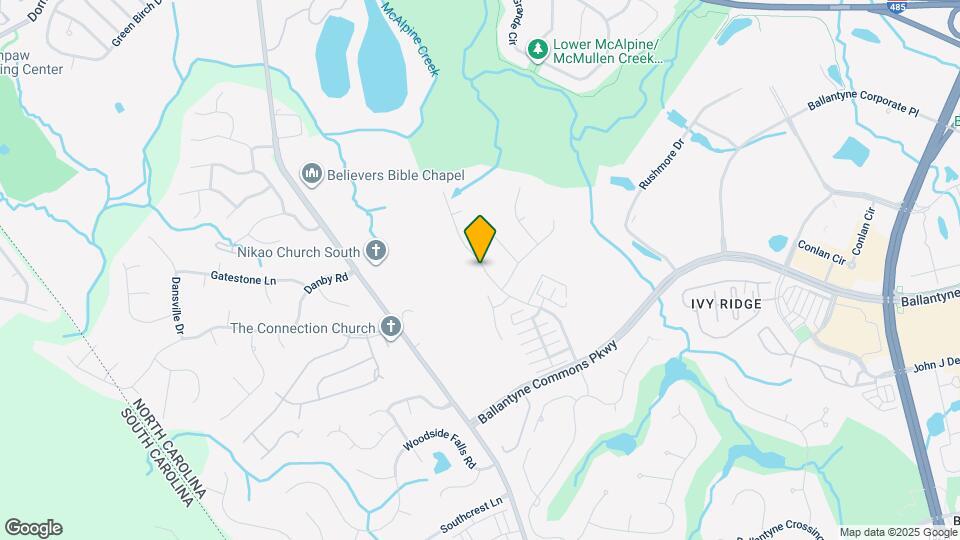 14004 Ballantyne Meadows Dr Map and Location Details