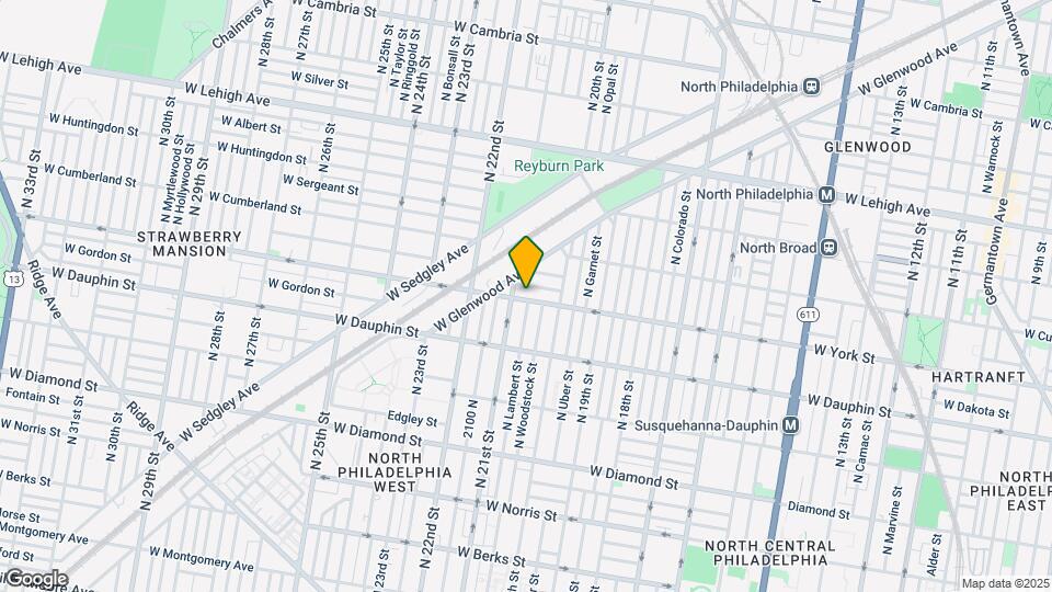 2047 W York St Map and Location Details