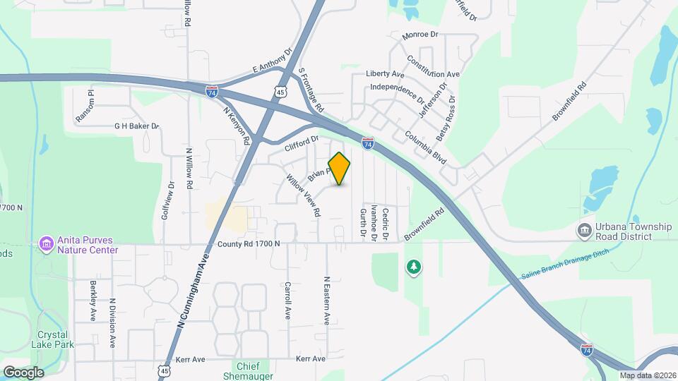 1305 Christopher Cir Map and Location Details