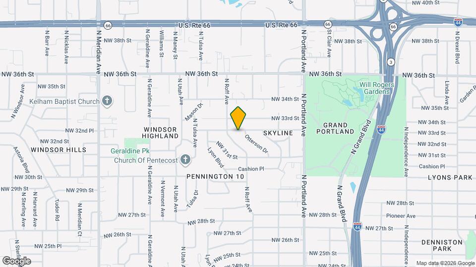 3912 NW 32nd St Map and Location Details