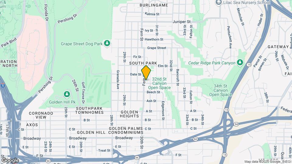 1605 Fern St Map and Location Details
