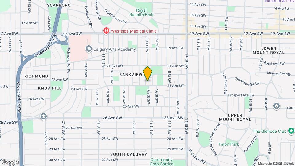 2324 16A St SW Map and Location Details