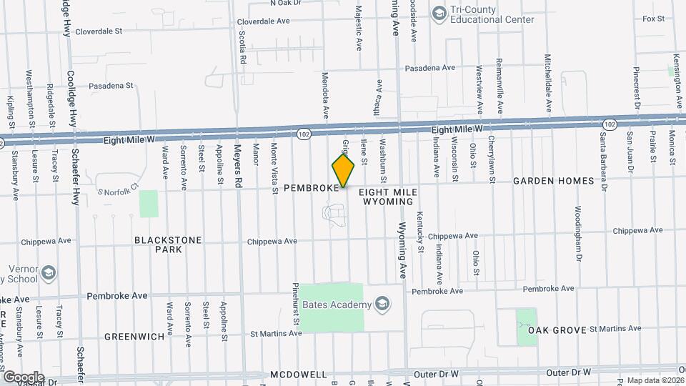 20247 Griggs St Map and Location Details