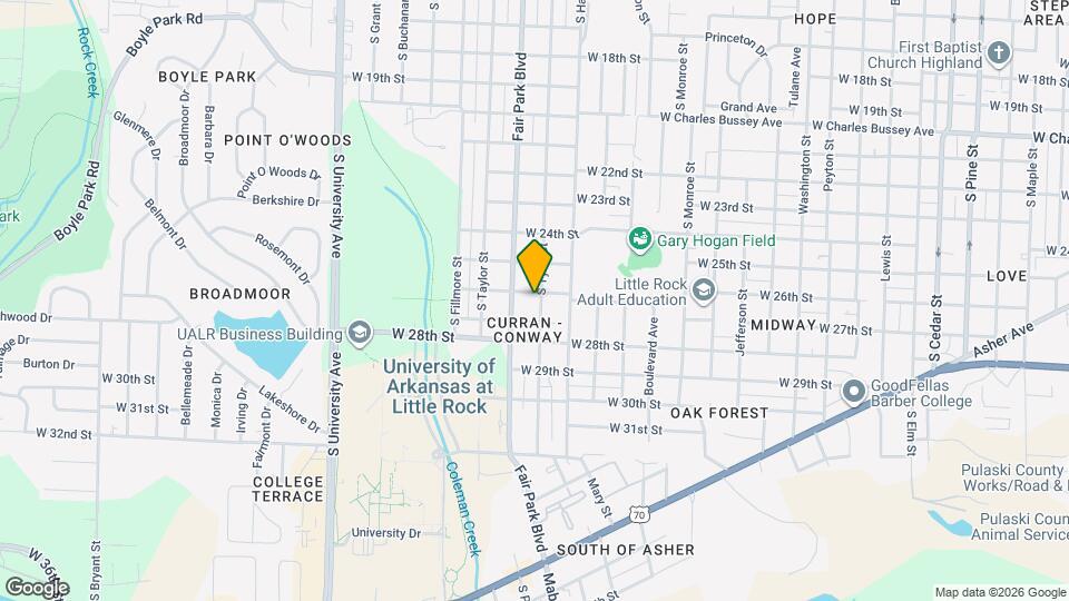 2602 S Tyler St Map and Location Details