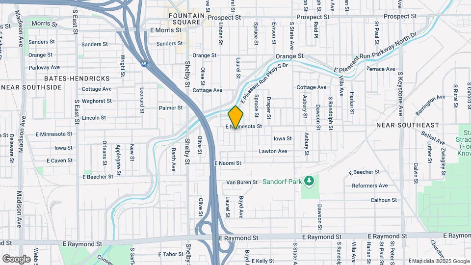 1723 Laurel St Map and Location Details