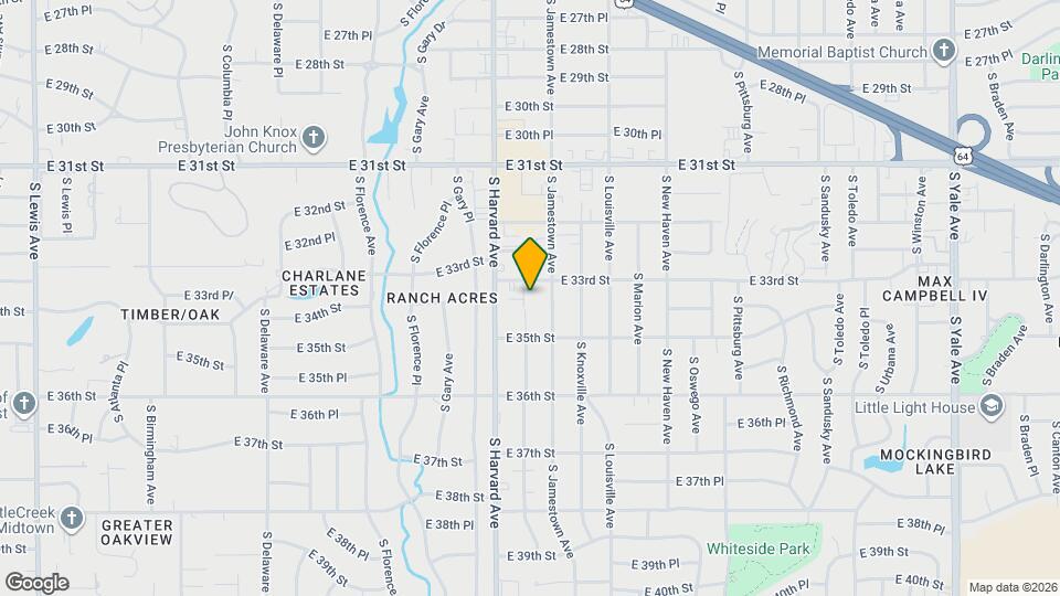 3317 S Indianapolis Ave Mapa y Detalles de la Ubicación