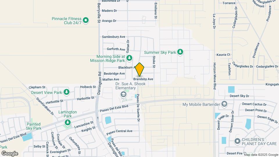 13729 Brandsby Ave Map and Location Details