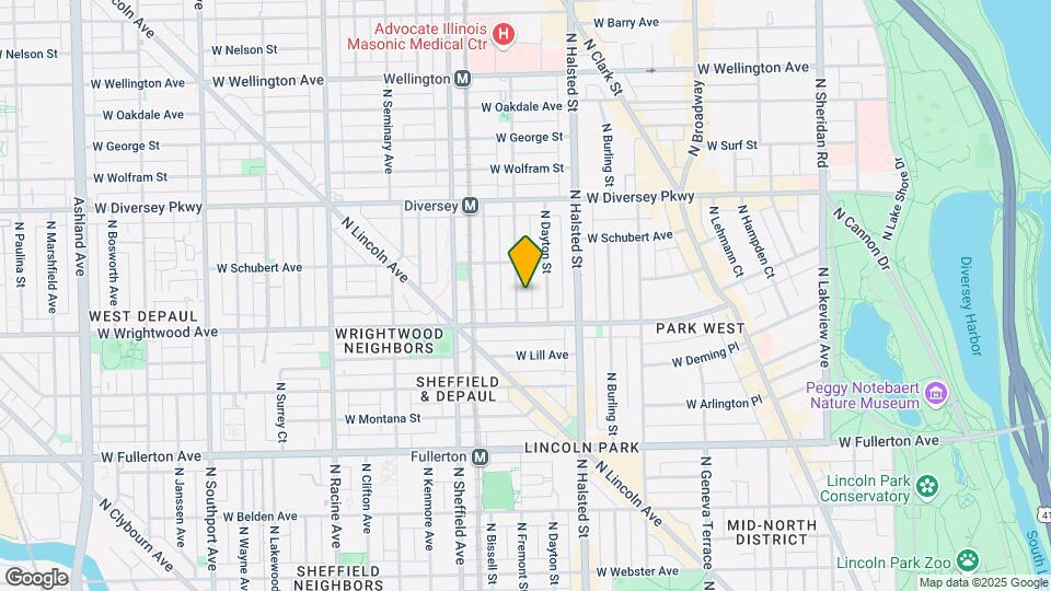 2627 N Mildred Ave Map and Location Details