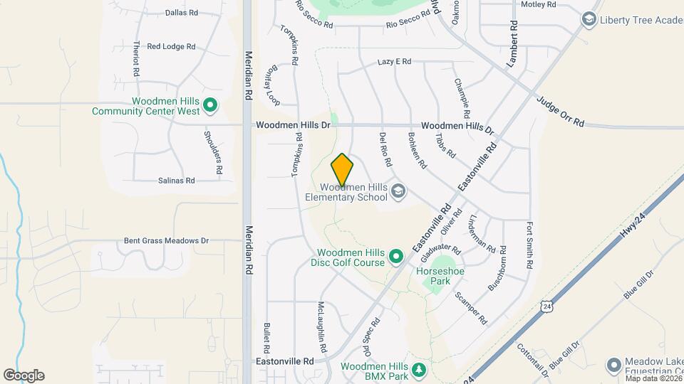 8310 Saddleman Rd Map and Location Details