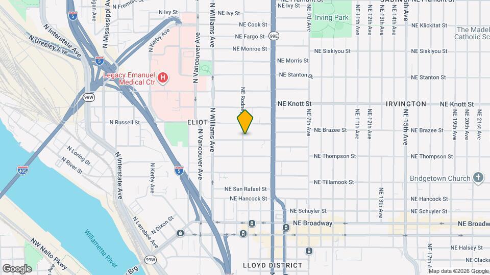 103 NE Sacramento St Map and Location Details