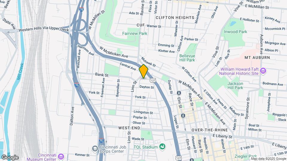 425 Whiteman St Map and Location Details
