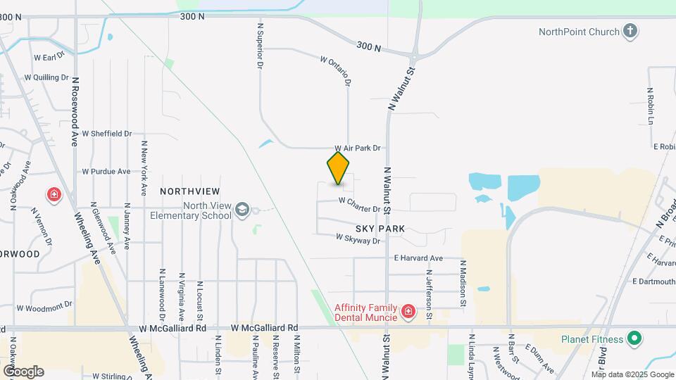 301 W Tower Ct Map and Location Details