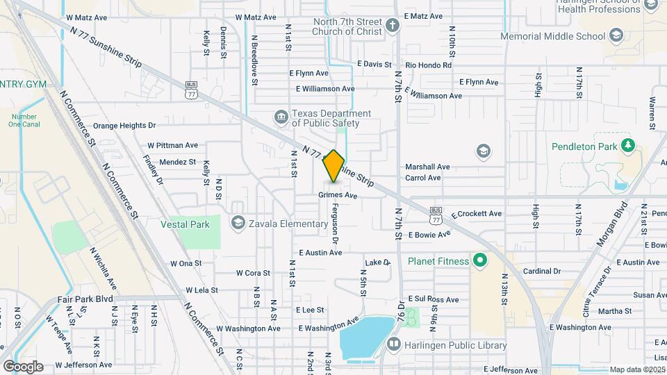 221 E Grimes St Mapa y Detalles de la Ubicación