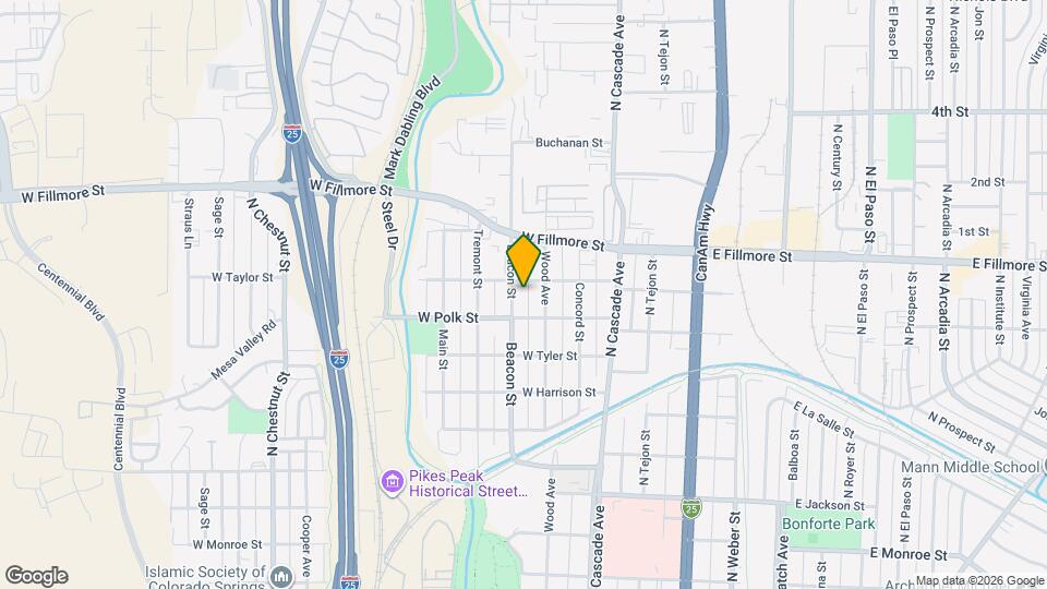 2825 Beacon St Map and Location Details