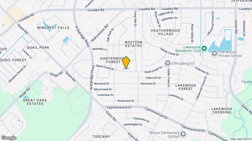 12134 Quail Creek Dr Map and Location Details