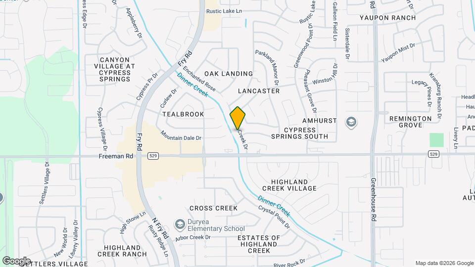 7105 Haven Creek Dr Mapa y Detalles de la Ubicación