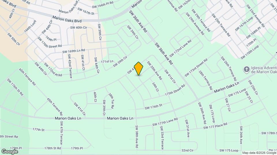 3575 SW 173rd Place Rd Map and Location Details