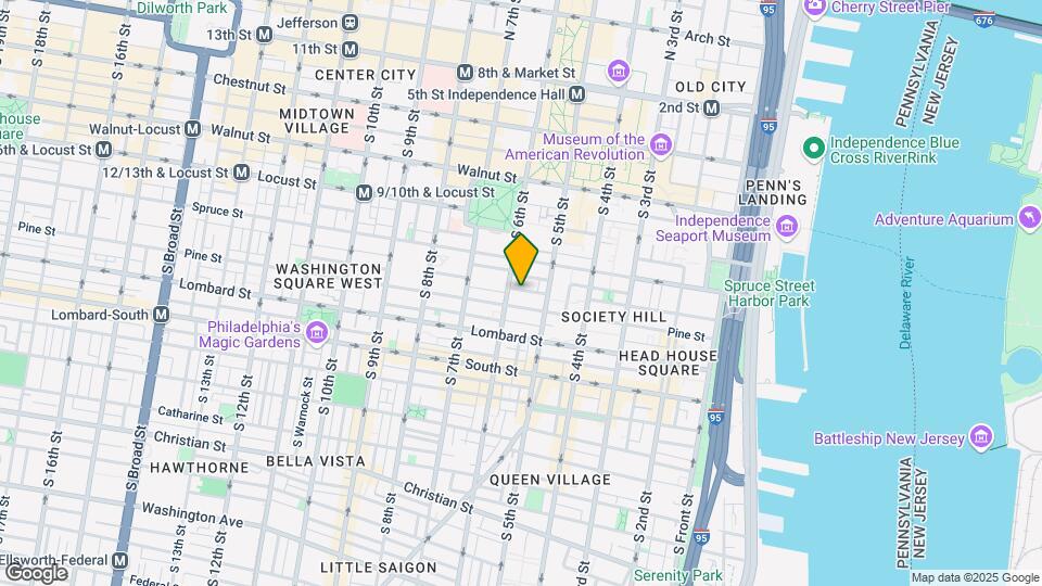 526 Delancey St Map and Location Details
