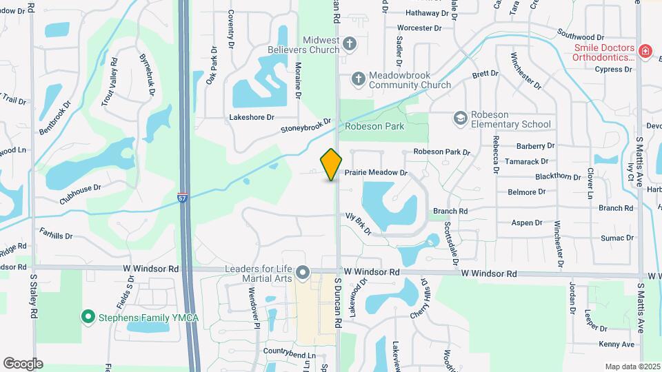 2109 S Duncan Rd Mapa y Detalles de la Ubicación