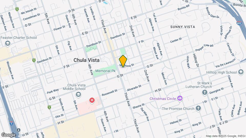 278 Madrona St Map and Location Details
