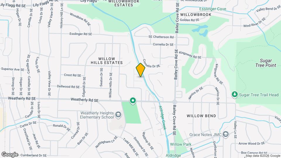 1005 Willow Cove Cir SE Map and Location Details