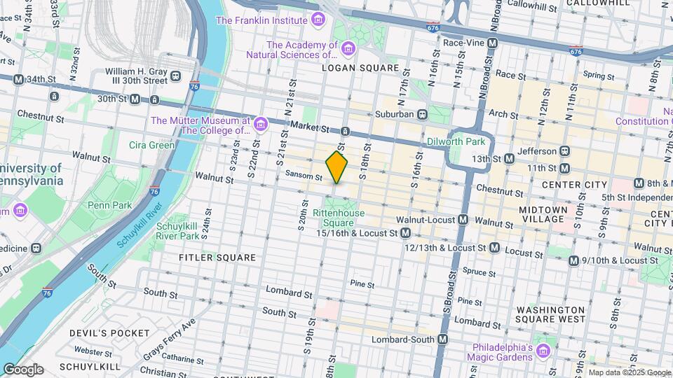 135 S 19th St Mapa y Detalles de la Ubicación