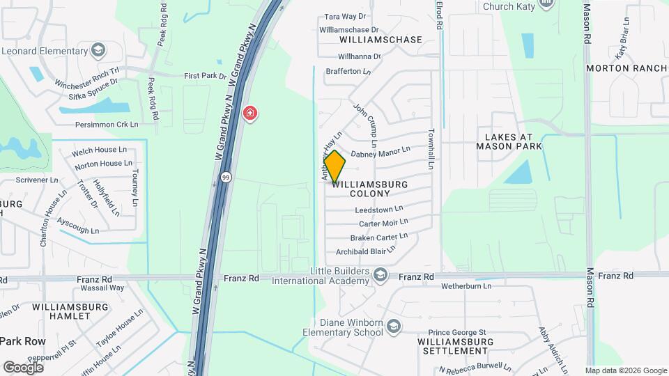 22823 Elkana Deane Ln Map and Location Details