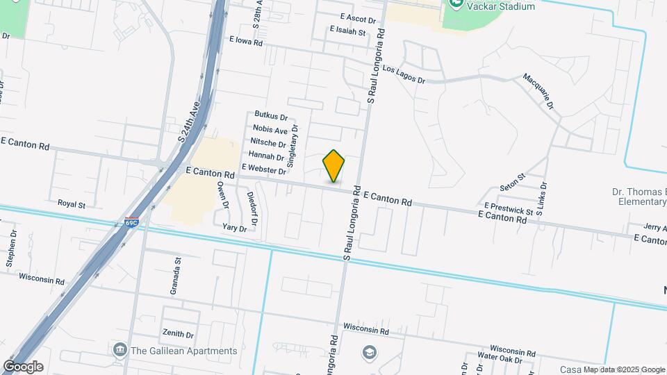 2613 E Comal Rd Map and Location Details