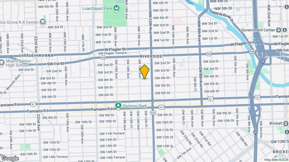 1250 SW 4th St Map and Location Details