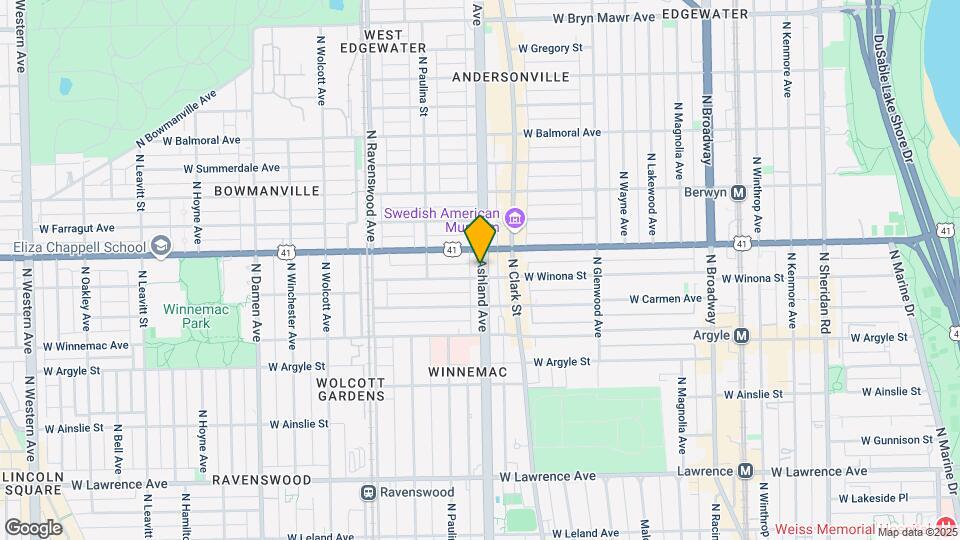 5158 N Ashland Ave Map and Location Details