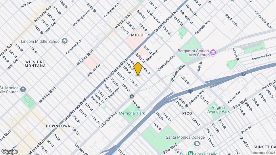 1523 18th St Map and Location Details