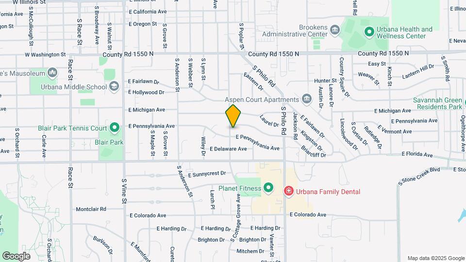 1404 S Cottage Grove Ave Map and Location Details