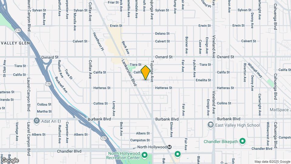 11426 Emelita St Map and Location Details