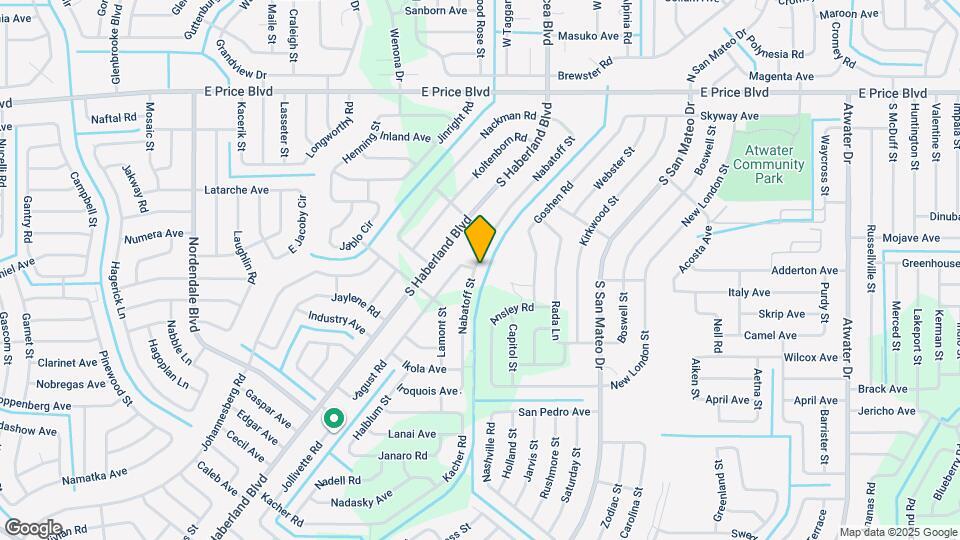 1488 Nabatoff St Mapa y Detalles de la Ubicación