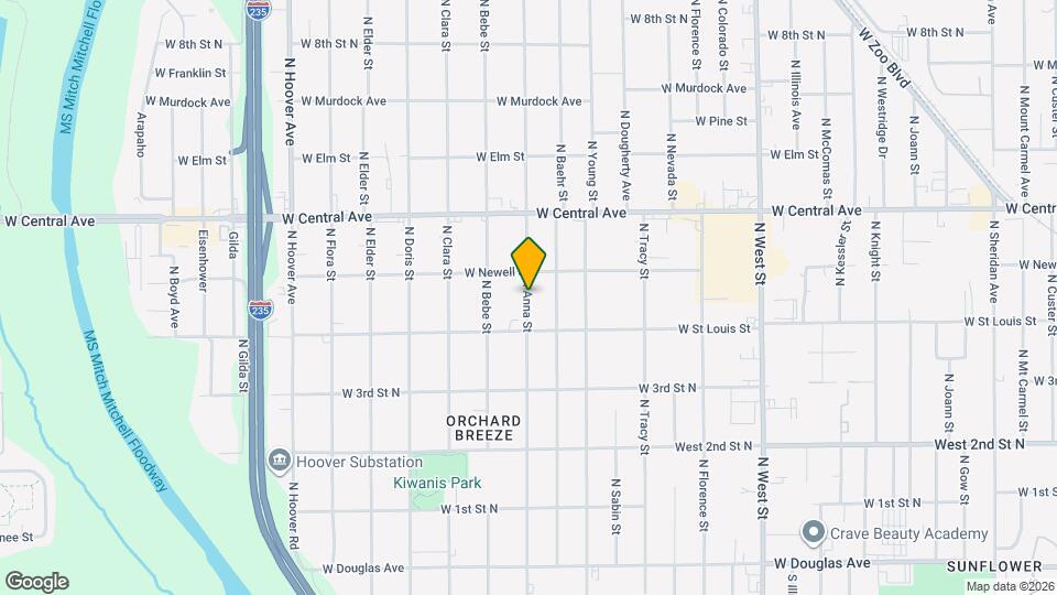 526 N Anna St Map and Location Details