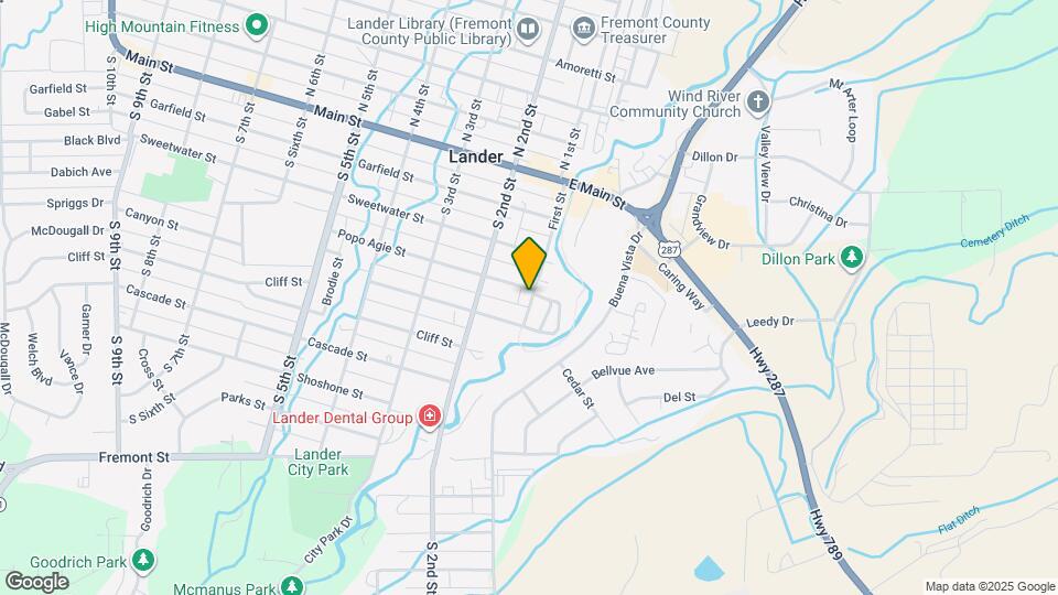 401 S 1st St Map and Location Details