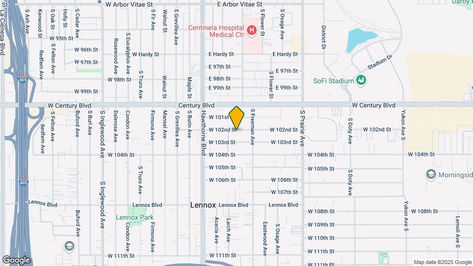 4236 W 102nd St Map and Location Details