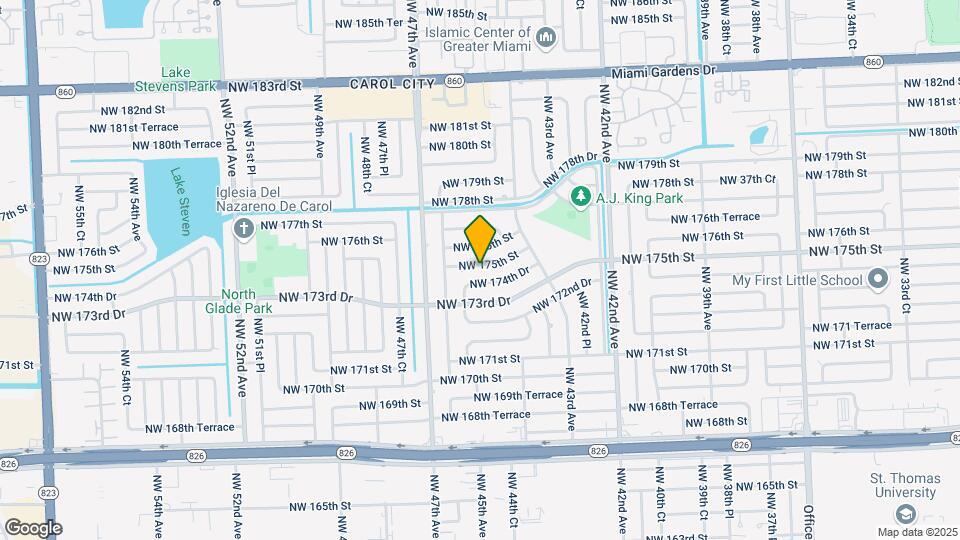 4470 NW 175th St Map and Location Details
