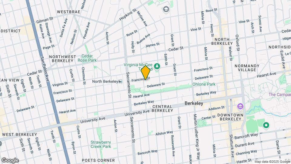 1731 California St Mapa y Detalles de la Ubicación
