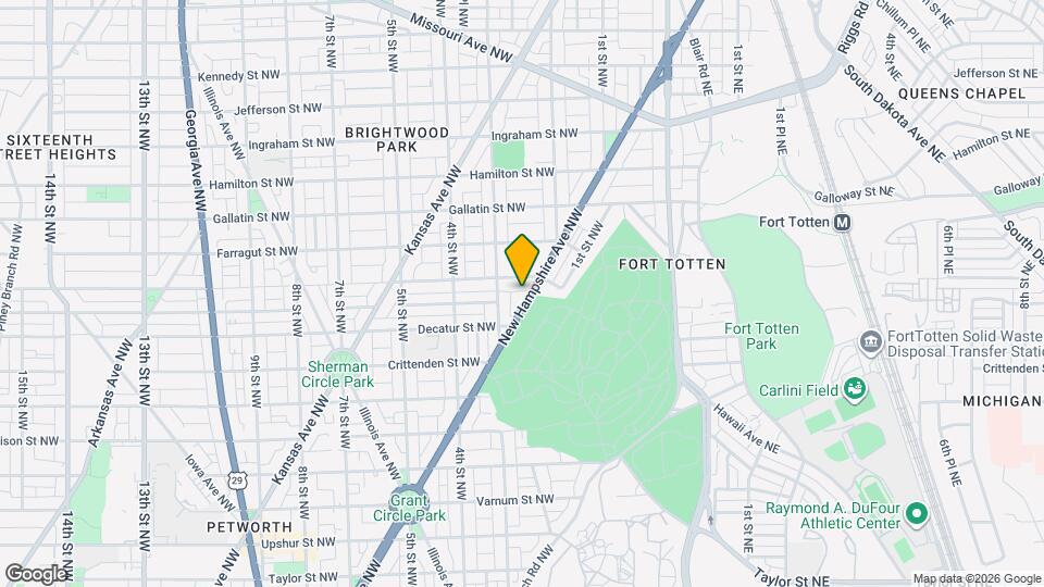 4840 New Hampshire Ave NW Map and Location Details