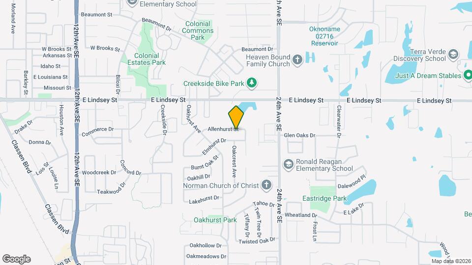 2124 Allenhurst St Map and Location Details